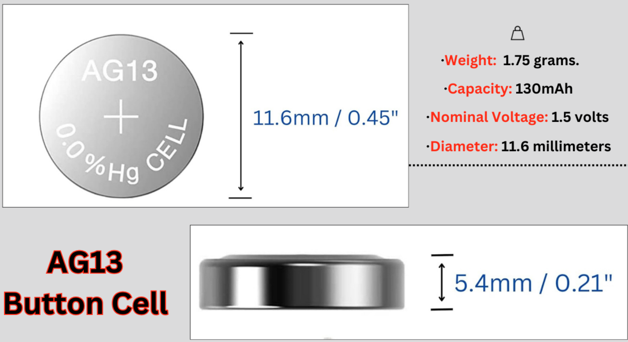 AG13 battery